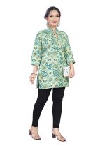 Yellow Chinon V Neck Kurta Set