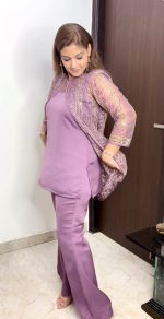 LAVENDER FESTIVAL SPECIAL LUNCHING NEW DESIGNER FANCY 4 PCS SET - Image 7